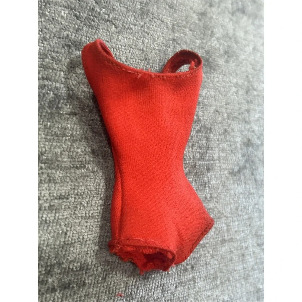 Vintage 1960's Barbie Red‎ Helenca Swimsuit Bathing Suit Original